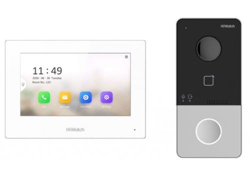 DS-D100IKWF(B) Комплект IP-видеодомофона