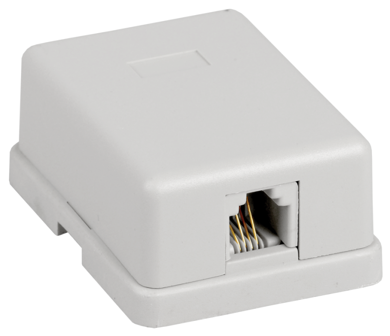 Розетка информационная настенная RJ12 CS2-3C03U-12-G