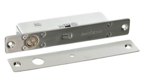 Врезной электромеханический соленоидный замок (SK-EMB-369) SK-EMB-V145M, сила удержания 1200 кг, н/о