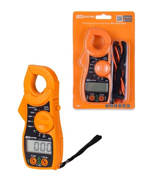 Токоизмерительные клещи серия "МастерЭлектрик" М87 (компакт) TDM SQ1005-0013