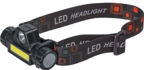 Фонарь светодиодный NPT-H25-ACCU 5Вт CREE LED+3Вт COB LED аккумуляторный налобный 14661 Navigator Gr