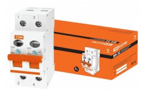 Выключатель нагрузки 2П 63А ВН-32 TDM 0211-0017