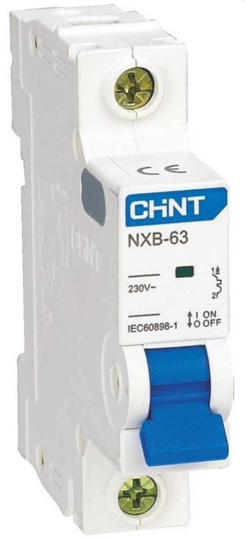 Выключатель автоматический модульный 1п C 6А 4.5кА NXB-63S (R) CHINT 296708