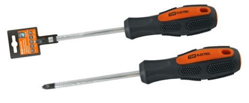 Отвертка крестовая PH 1х150 мм, двухкомпонентная, CR-V, серия "Алмаз" TDM 1006-1105