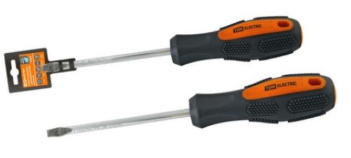 Отвертка шлицевая SL5х75 мм, CR-V, серия "Алмаз" TDM 1006-1005