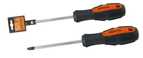 Отвертка крестовая PH 1х100 мм, двухкомпонентная, CR-V, серия "Алмаз" TDM 1006-1104