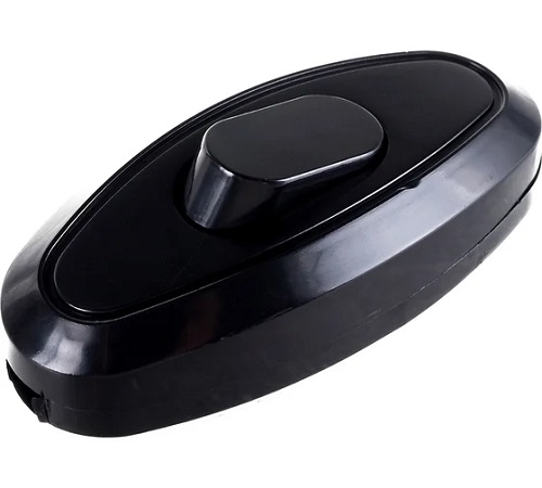 Выключатель на шнур (бра) 6А 250В,черный TDM 1806-0022