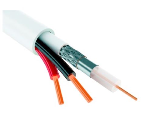 КВК-В-2×0.5мм экранированный белый (бухта 200м) "УКМ" УралКабМедь