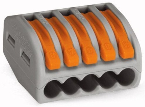 Клемма 5-проводная 222-415