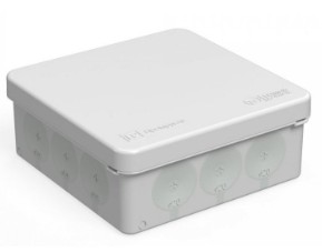 Коробка распределительная 60-0303 для прямого монтажа двухкомпонентная безгалогенная (HF) 100х100х40