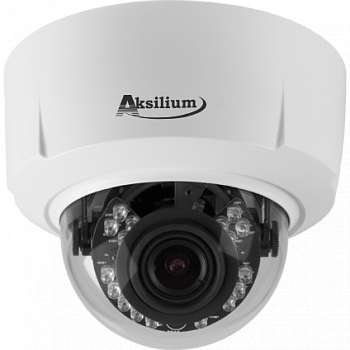 AKSILIUM Камера XMeye IP-202 VPA (2.8-12) SD Motor POE купольная антивандальная, аудиовход на кабеле