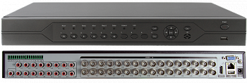 AKSILIUM Регистратор XMeye HVR-3205 Alm 2D AI, AHD/IP/CVBS/TVI/CVI, 2 HDD до 8Тб