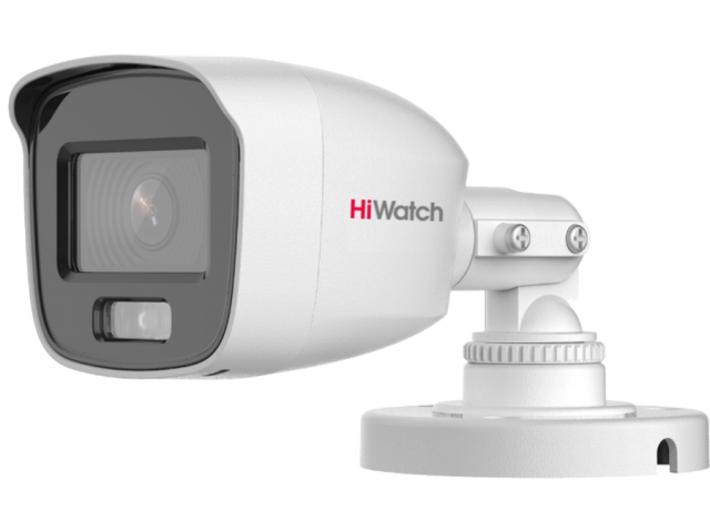 HiWatch DS-T200L, 2.8 мм, 2Мп цилиндрическая HD-TVI-видеокамера с технологией ColorVu