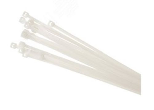 Хомут 250х4.8мм нейлон (100шт) NCT-048-250-100/WH (71050)