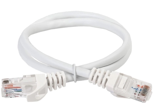 Шнур коммутационный (патч-корд) кат.5Е UTP 3м белый GENERICA PC08-C5EU-3M-G