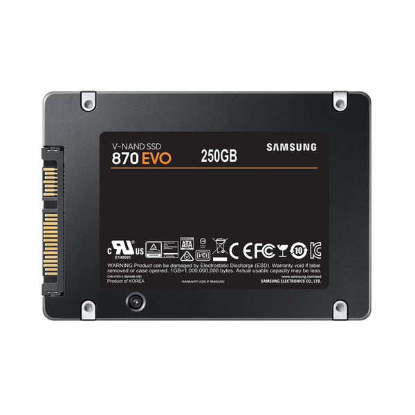 SSD накопитель SAMSUNG 870 EVO MZ-77E250BW 250ГБ, 2.5", SATA III
