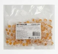 Скотч-лок изолированный К1 d0.4-0.7мм D1.52мм (уп.100шт) Rexant 07-5401