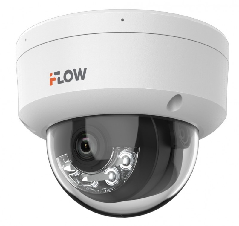 IP видеокамера купольная F-IC-1446CM(2.8mm), Eco, BrightVu, 4Мп уличная с гибридной Smart-подсв, мик