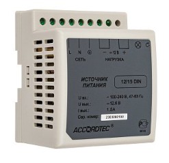 AT-12/15 DIN Блок питания стабилизированный