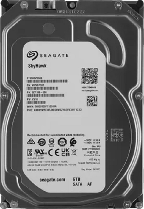 HDD Seagate SATA3 6TB Skyhawk Surveillance 7200 256Mb ST6000VX008