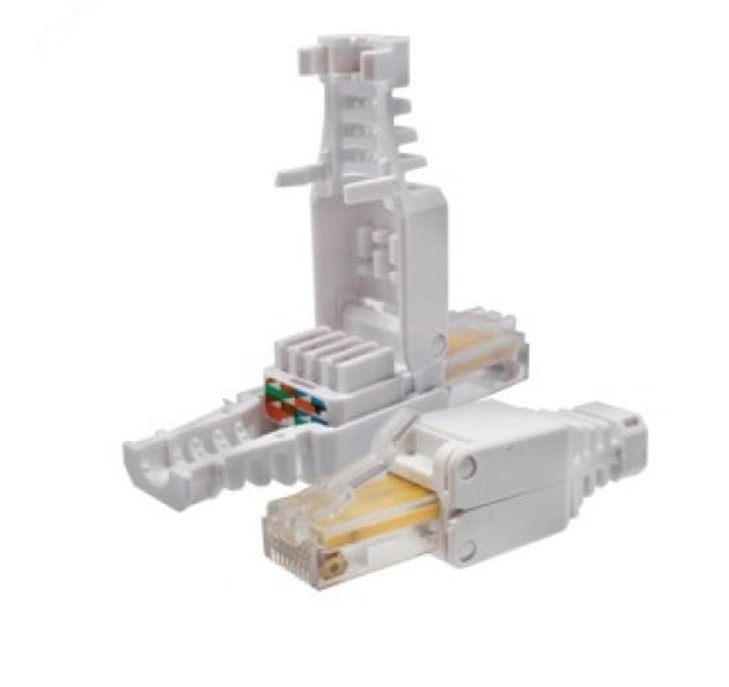 Разъем RJ-45 коннектор 8P8C U/UTP Cat.5e (RJ-45) безинструментальный (10-0218)