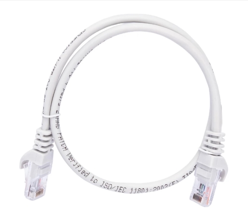 Шнур коммутационный (патч-корд) кат. 5Е UTP 0,5м серый GENERICA PC01-C5EU-05M-G