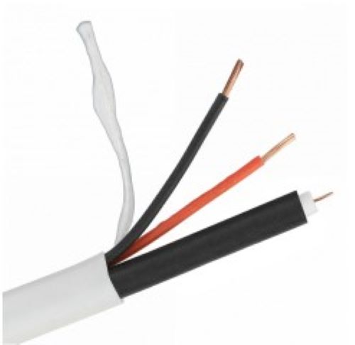 Кабель РК 75+2х0,75 (48) PVC ВНУТРЕННИЙ (белый, 200м)