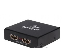 Разветвитель Gembird DSP-2PH4-001 Разветвитель HDMI Cablexpert, HD19F/ 2x19F, 1 компьютер - 2 монито