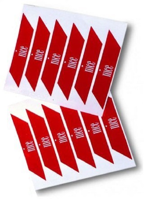 Светоотражающие наклейки на стрелу NICE NK1 (12шт)