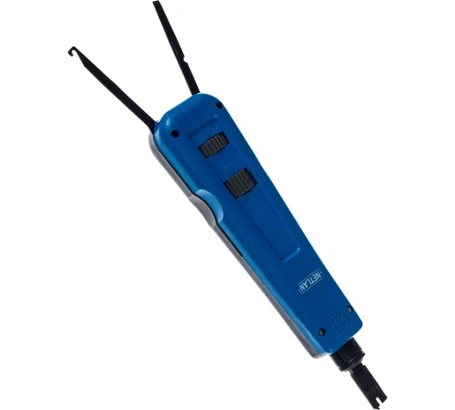 Инструмент для заделки витой пары EC-CI-210B, ударного типа, нож 110/88 в комплекте.