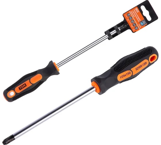 Отвертка позидрайв двухкомпонентная CR-V, тип PZ4x150 "Алмаз" TDM (SQ1006-1209)