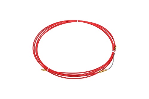 Протяжка кабельная REXANT (мини УЗК в бухте), стеклопруток, d=3,5 мм 5 м, красная (47-1005)