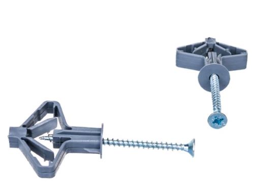 Дюбель бабочка 10х50 с шурупом 4х60 (40шт) Tech-KREP Артикул: 126702
