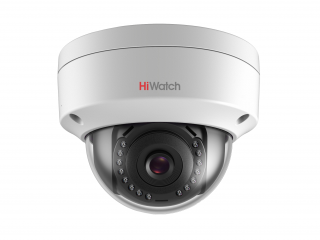 HiWatch DS-I252 2.8mm 2Мп купольная IP-видеокамера с ИК-подсветкой до 30м