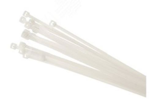 Хомут 200х3.6мм нейлон (100шт) NCT-036-200-100/WH (71042)