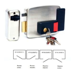 AT-EL101GF.2 (внутренний левый) Замок электромеханический накладной