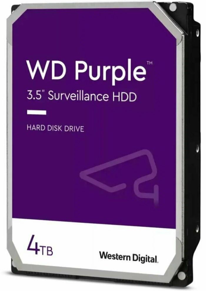 Жесткий диск WD SATA-III 4TB WD44PURZ Surveillance Purple (5400rpm) 3.5"