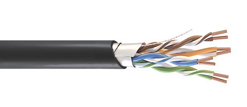 Кабель витая пара СегментЛАН F/UTP Cat5e ZHнг(А)-HF 4х2х0,52 для внешней прокладки