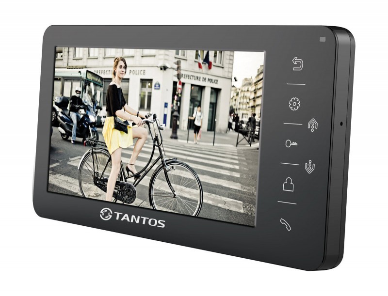 Tantos Монитор Amelie (Black), цв., TFT LCD 7", PAL/NTSC, Hands-Free, 2 панели, 2 камеры