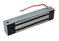 ML-295K с уголком(серебряный металлик) Замок электромагнитный