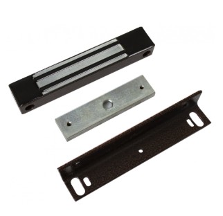 ML-350N с уголком (коричневый) Замок электромагнитный