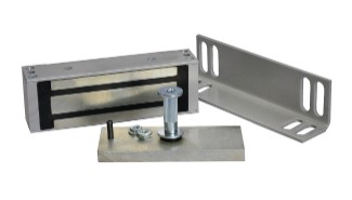 Замок электромагнитный М1-400 с уголком (серый)