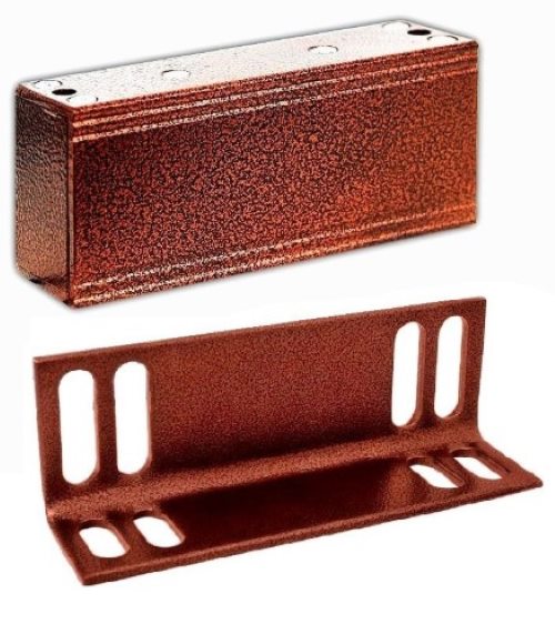 Замок электромагнитный М2-300 (медный антик) 300кг удержания, уголок в комплекте, доп.отсек.