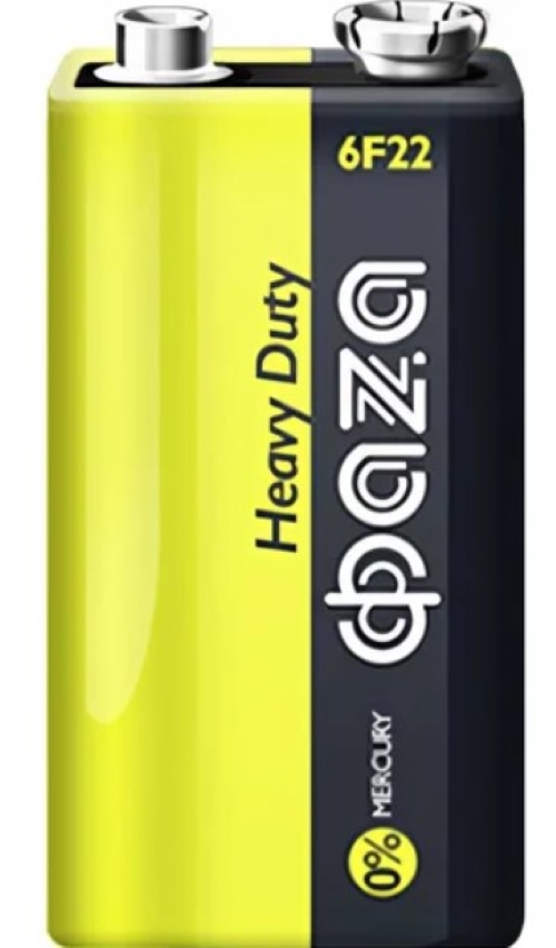 Элемент питания солевой "крона" 6F22 9В Heavy Duty Shrink-1 ФАZА 5002265