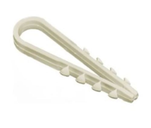 Дюбель-хомут ДХ 5–10 (бел) (100шт) (56866)