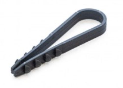 Дюбель-хомут для круглого кабеля 11-18мм черный (100шт) ЭРА DX-11-18-b-100