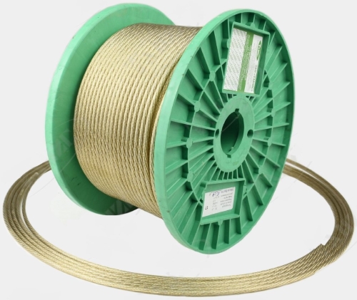 Трос 2 мм стальной в оплетке ПВХ (200м) ПР-2.0 ТАНИС