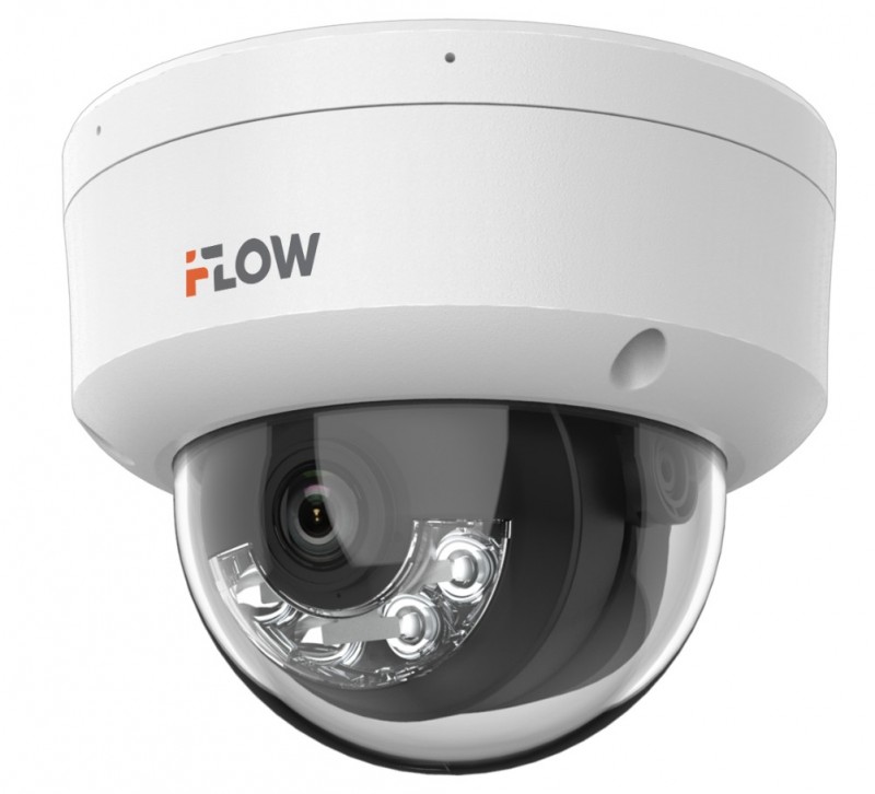 IP видеокамера купольная F-IC-1442CM(4mm), Eco, 4Мп уличная с гибридной Smart-подсветкой, мик