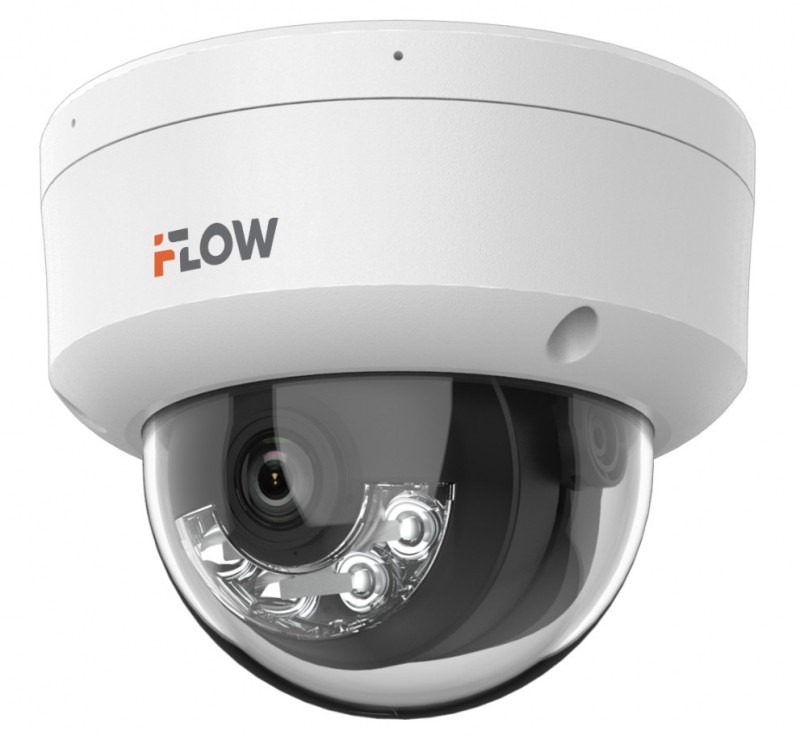 IP видеокамера купольная F-IC-1422CM(2.8mm), Eco, 2Мп уличная с гибридной Smart-подсветкой и с микр.