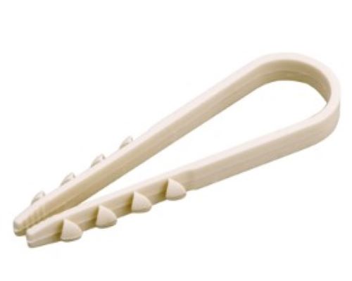 Дюбель-хомут ДХ 19–25 (бел) (100шт) (57551)